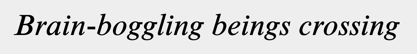 Times NR Seven MT Italic