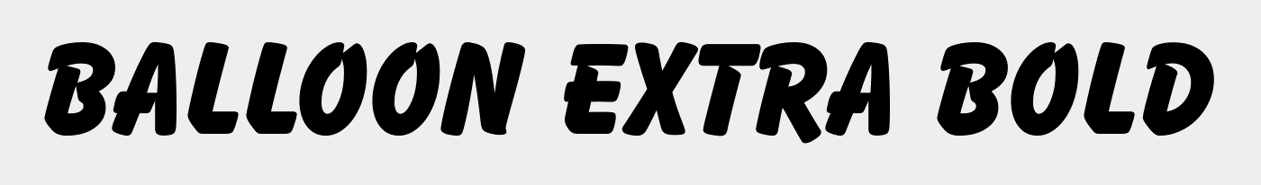Balloon ExtraBold