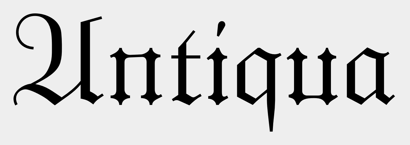 Unger+Fraktur+Mager