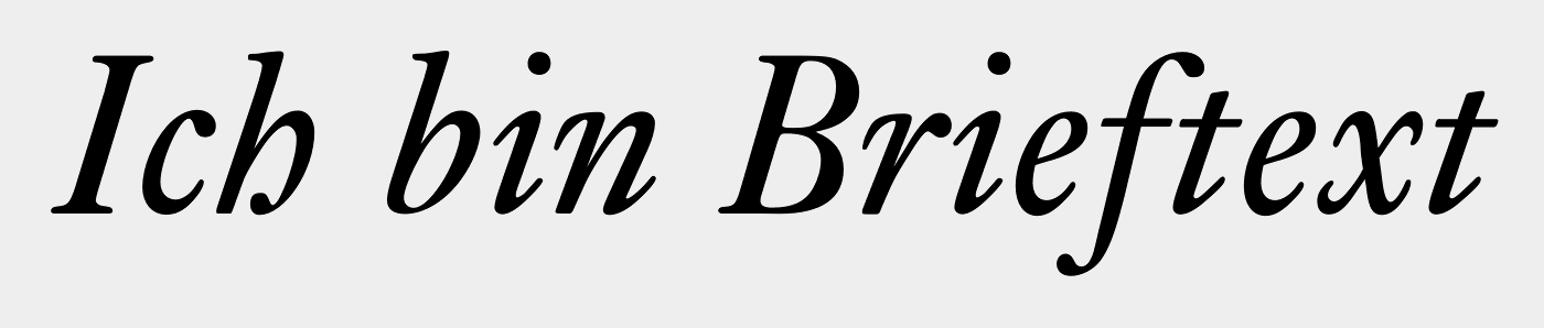 Janson URW Italic