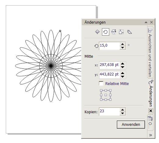 Illustrator Objekt Mehrfach Duplizieren Und Dabei Um Einen Punkt Rotieren Lassen Adobe Programme Typografie Info
