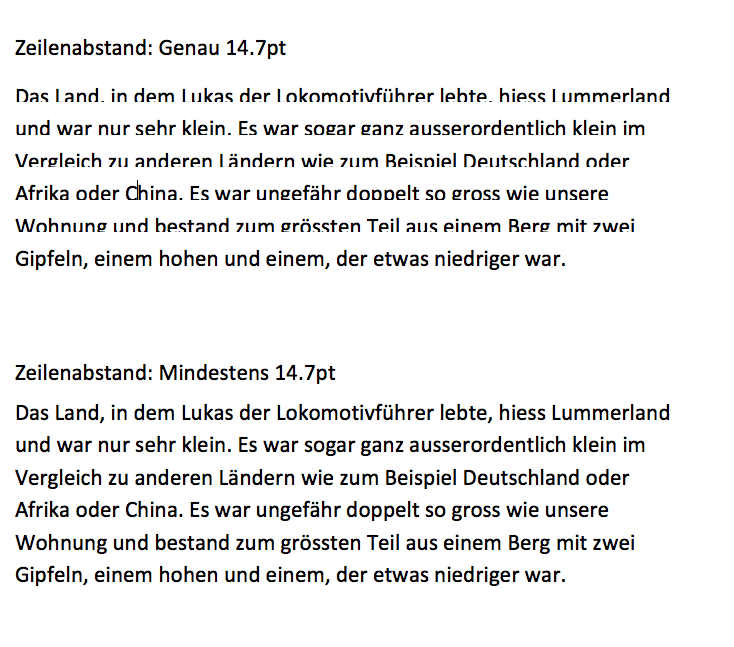 Microsoft Word schneidet Buchstaben ab - Word, OpenOffice etc