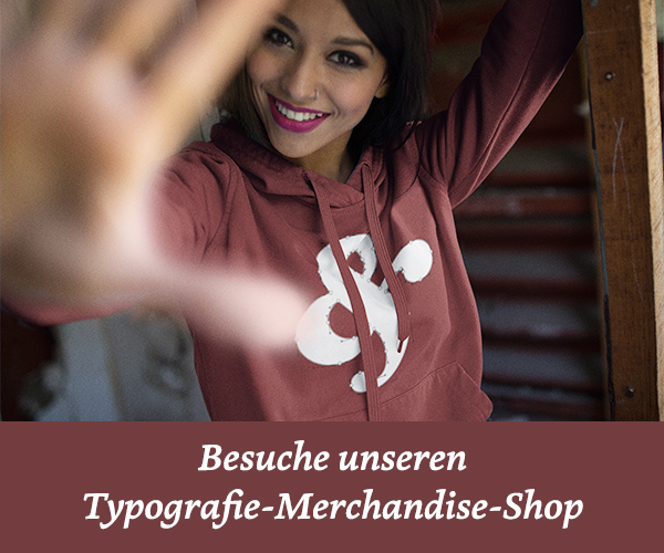 Besuche unseren Spreadshirt-Shop mit Typografie-Merchandise-Artikeln