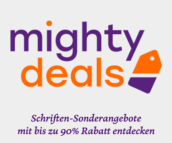 MightyDeals: Schriften-Sonderangebote mit bis zu 90% Rabatt entdecken …