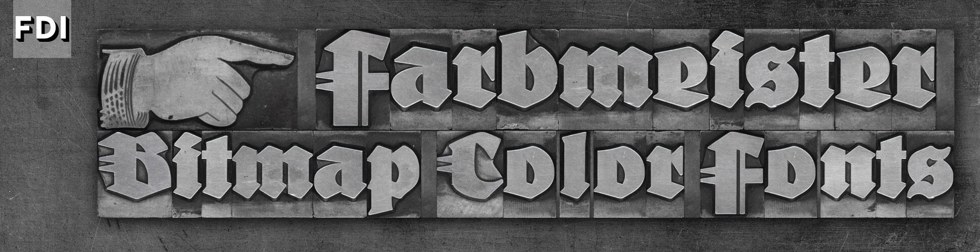 FDI Farbmeister: Mit Bitmap-Schriften Buchdruck simulieren …