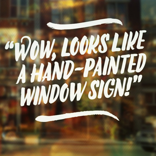 Lettering-Fonts mit grobem Pinselstrich