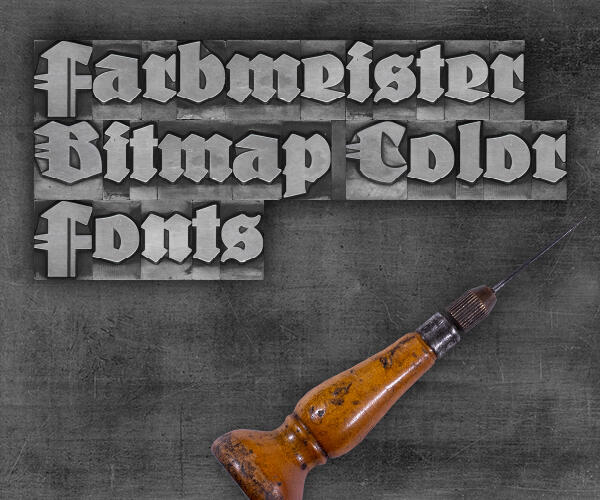 FDI Farbmeister: Mit Bitmap-Schriften Buchdruck simulieren …