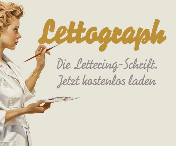 Die kostenlose Lettering-Schrift jetzt laden …