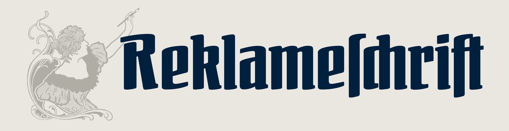 Die stilvolle Reklameschrift von FDI Type …