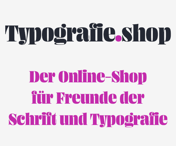 Ausgewählte und exklusive Produkte aus der Welt der Schrift und Typografie. Jetzt entdecken …